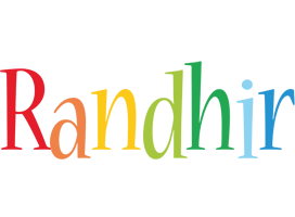 Randhir birthday logo