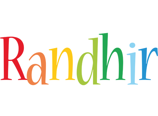 Randhir birthday logo