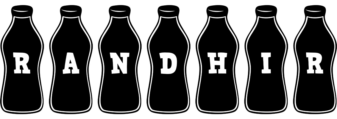 Randhir bottle logo