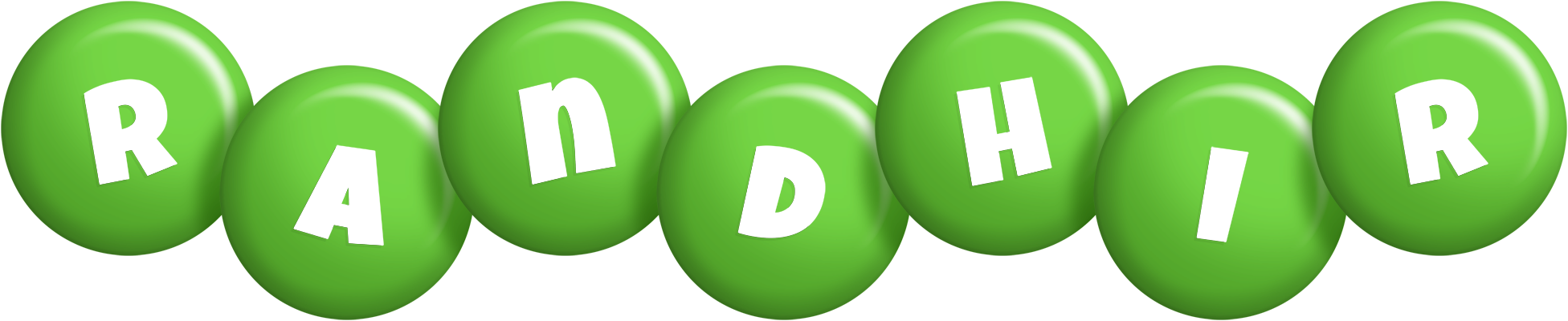 Randhir candy-green logo