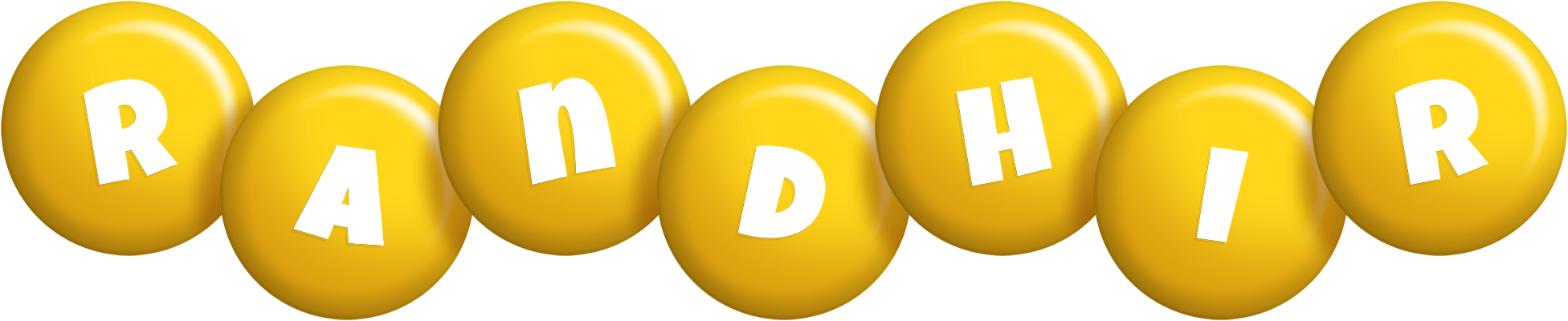 Randhir candy-yellow logo