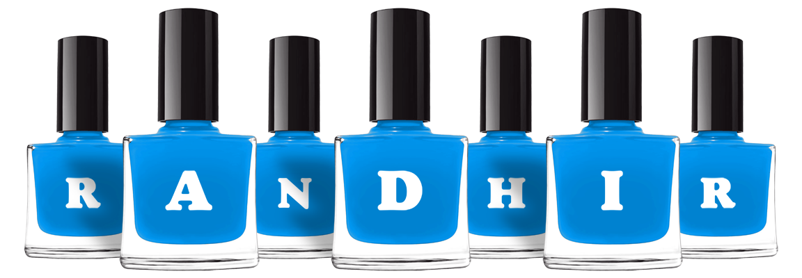 Randhir glossy logo