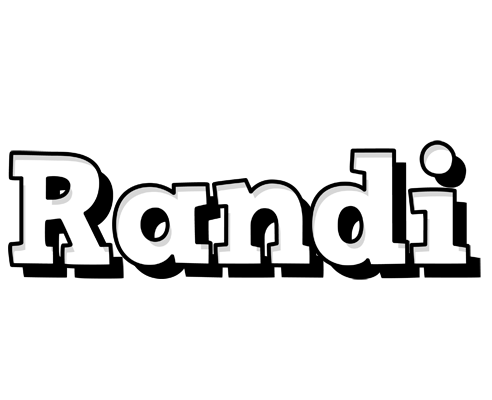Randi snowing logo