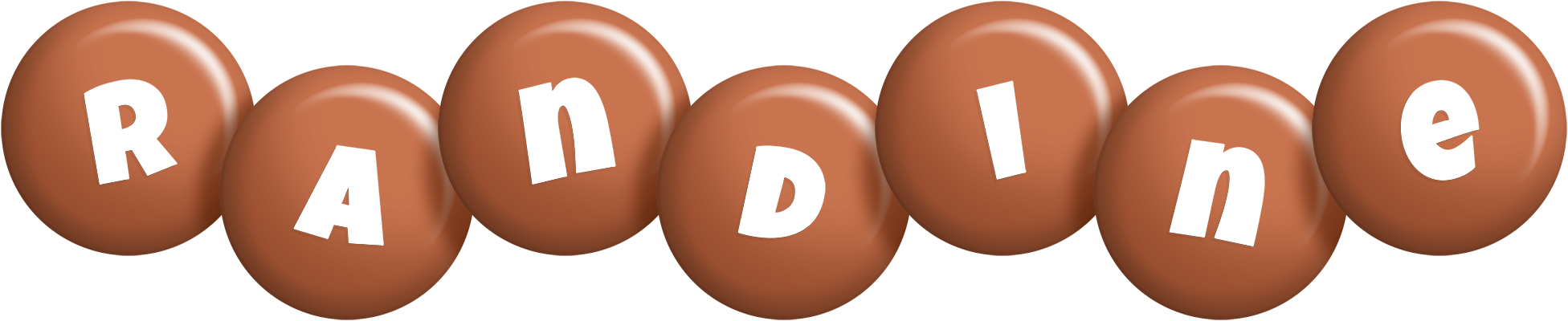 Randine candy-brown logo