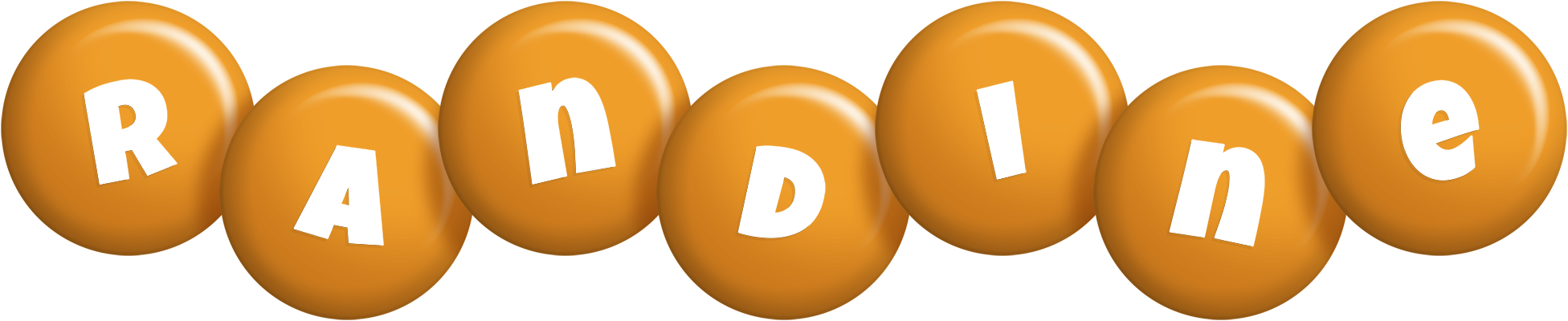 Randine candy-orange logo