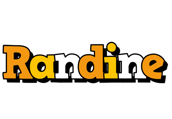 Randine cartoon logo