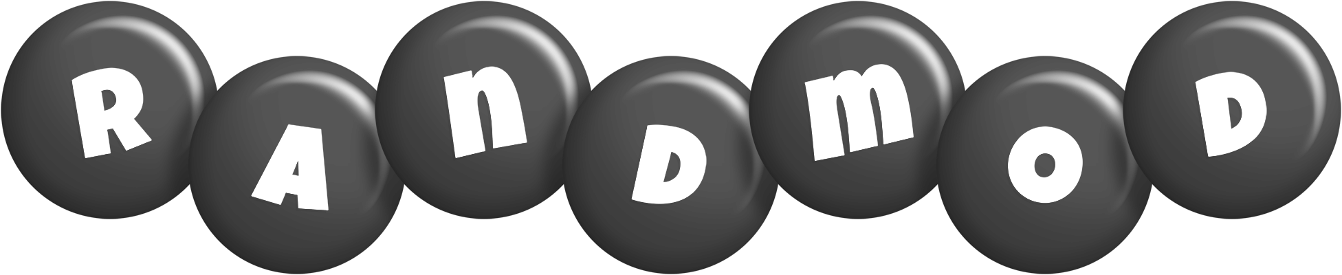 Randmod candy-black logo
