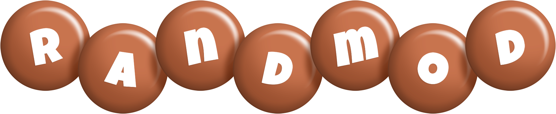 Randmod candy-brown logo