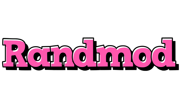 Randmod girlish logo