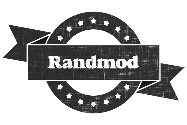 Randmod grunge logo