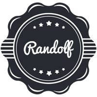 Randolf badge logo