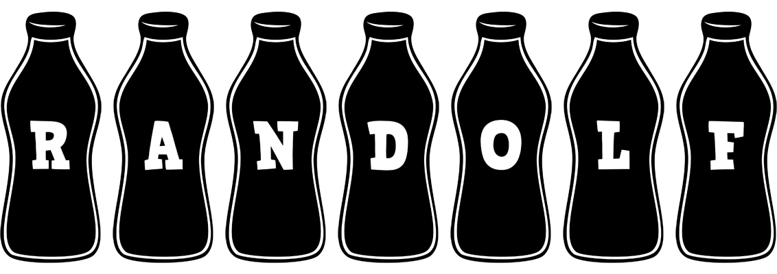 Randolf bottle logo