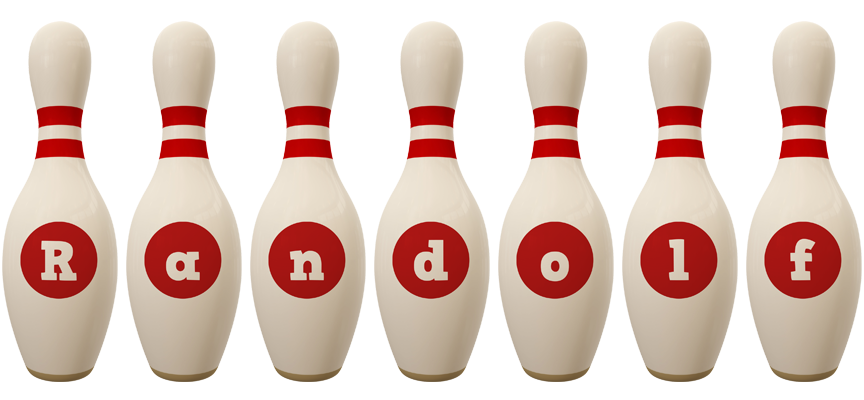 Randolf bowling-pin logo
