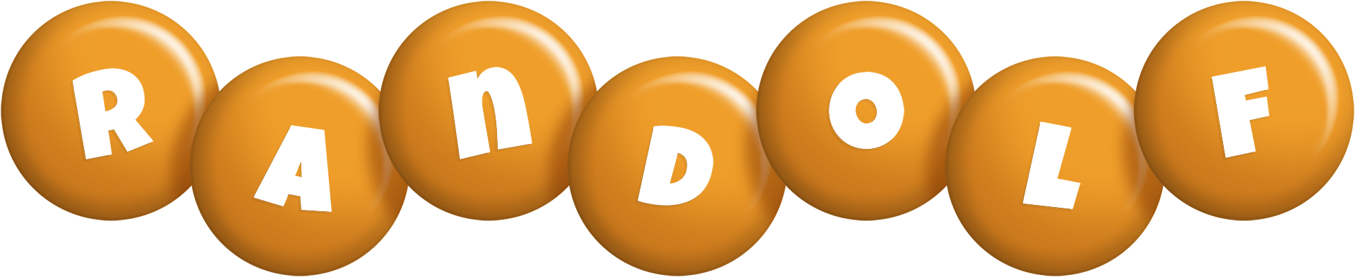 Randolf candy-orange logo