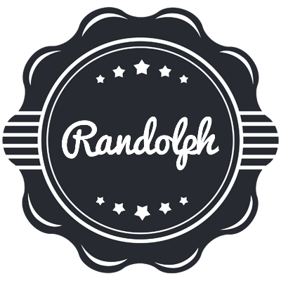Randolph badge logo