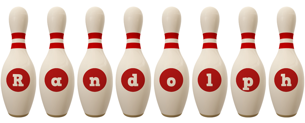 Randolph bowling-pin logo