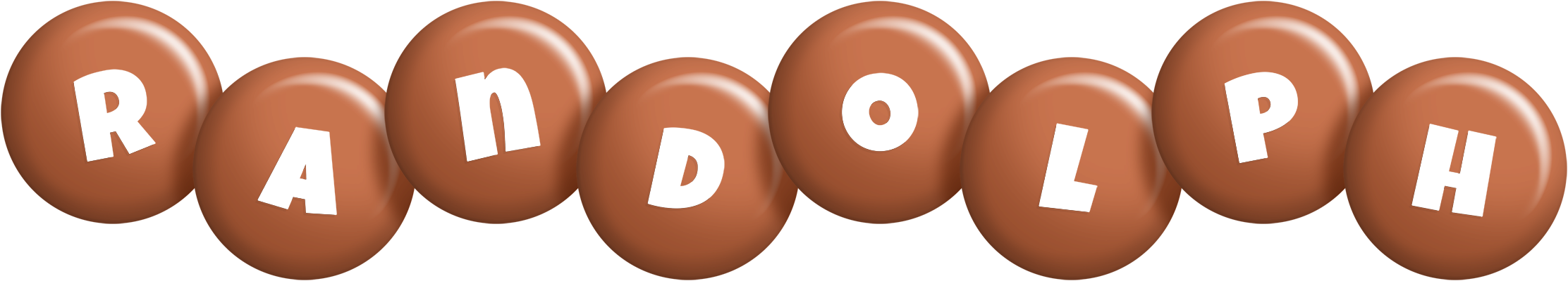 Randolph candy-brown logo