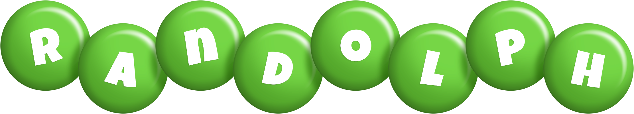 Randolph candy-green logo