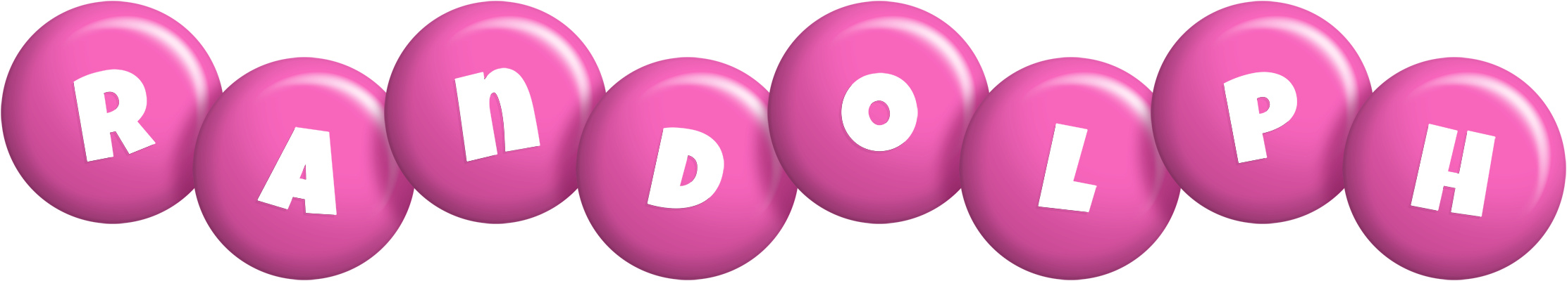 Randolph candy-pink logo