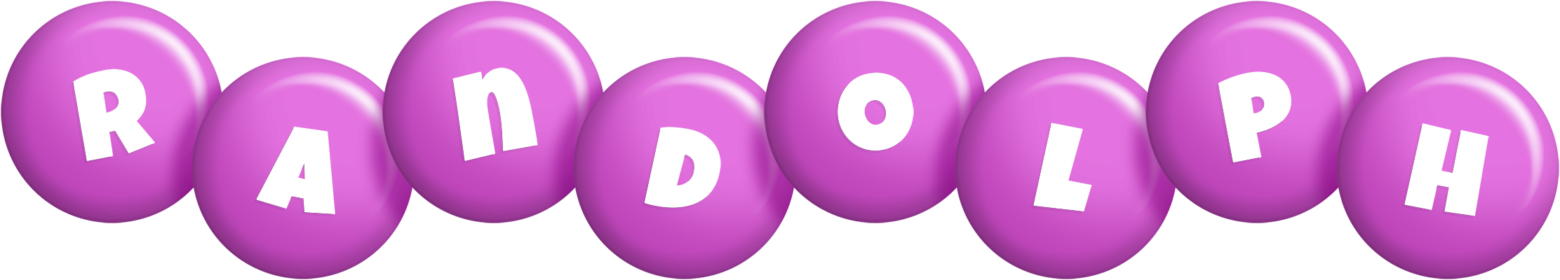 Randolph candy-purple logo