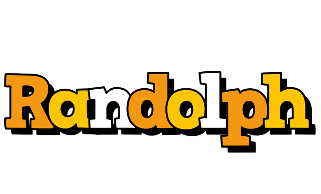 Randolph cartoon logo