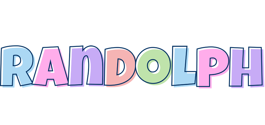 Randolph pastel logo