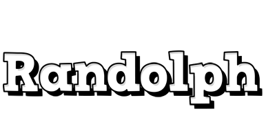 Randolph snowing logo