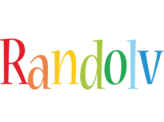 Randolv birthday logo