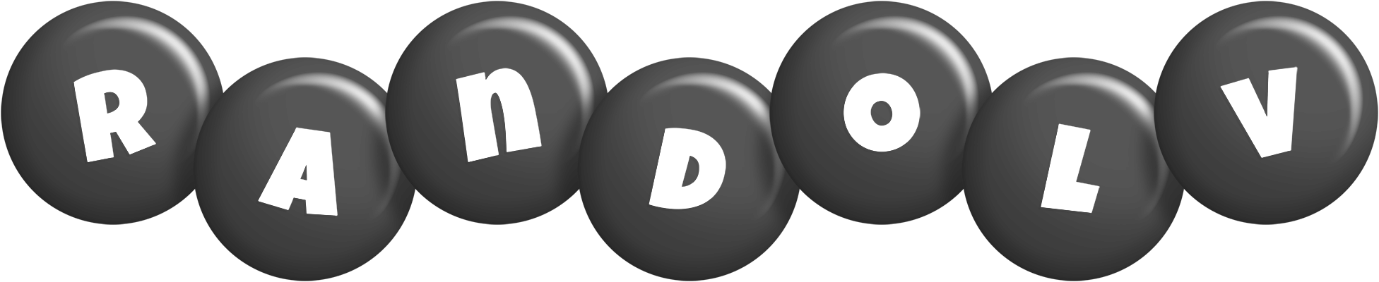Randolv candy-black logo