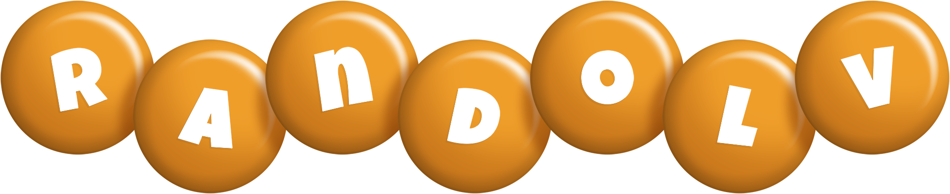 Randolv candy-orange logo