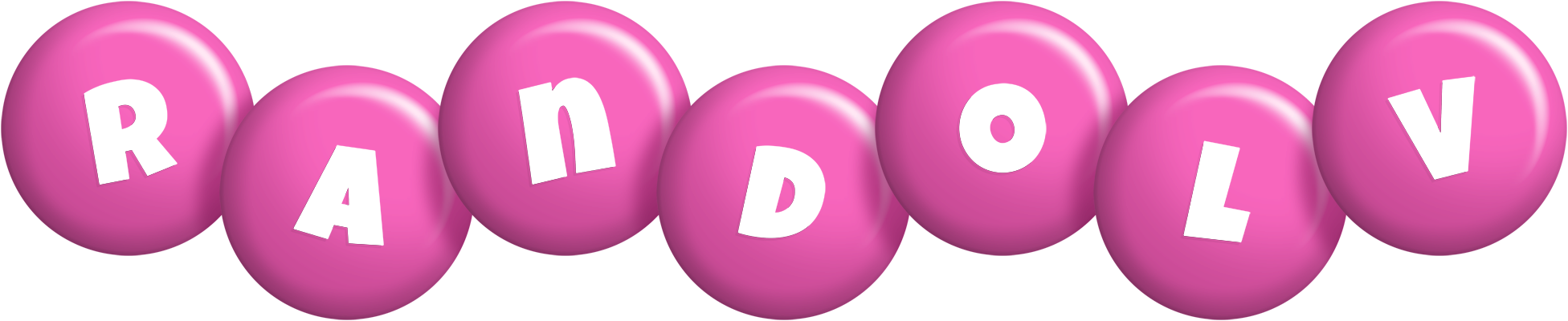 Randolv candy-pink logo