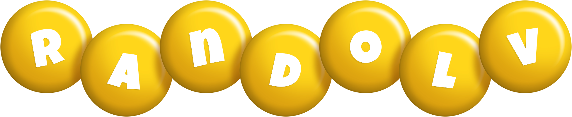 Randolv candy-yellow logo