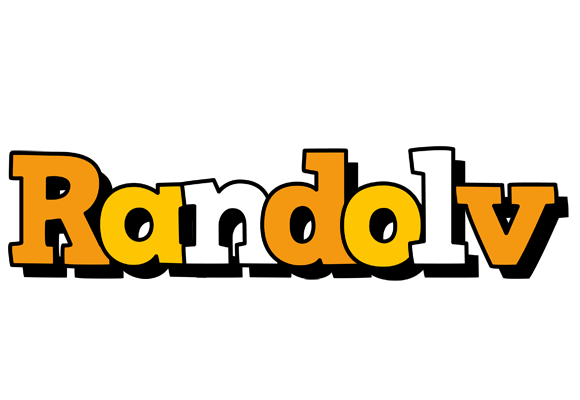 Randolv cartoon logo