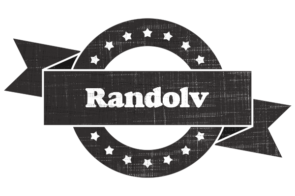 Randolv grunge logo