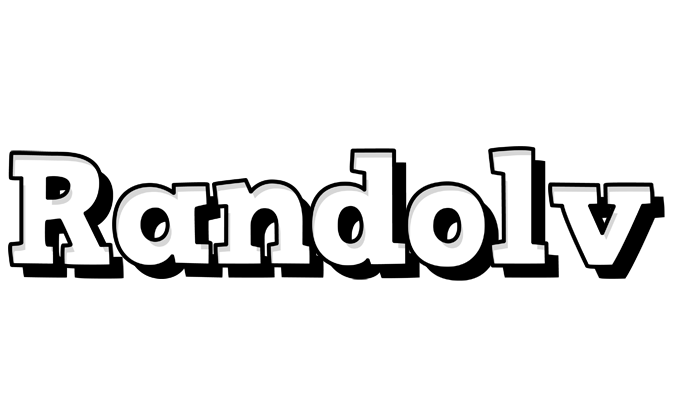 Randolv snowing logo