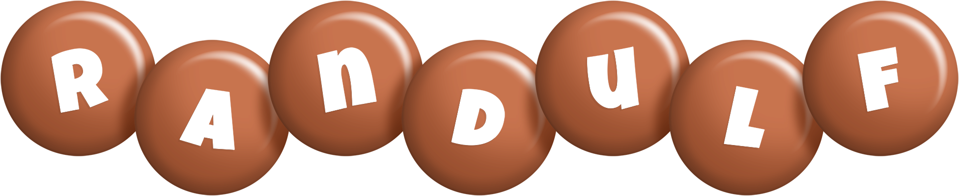 Randulf candy-brown logo