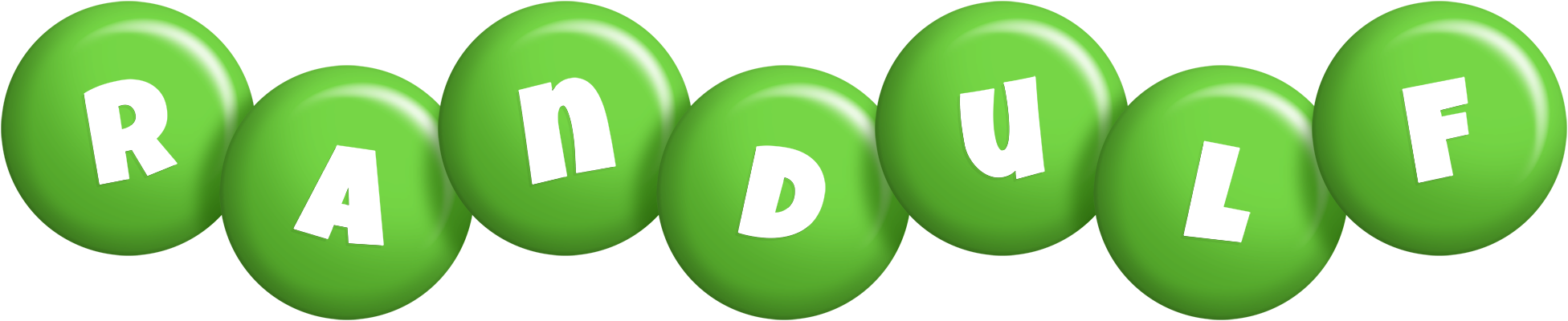 Randulf candy-green logo