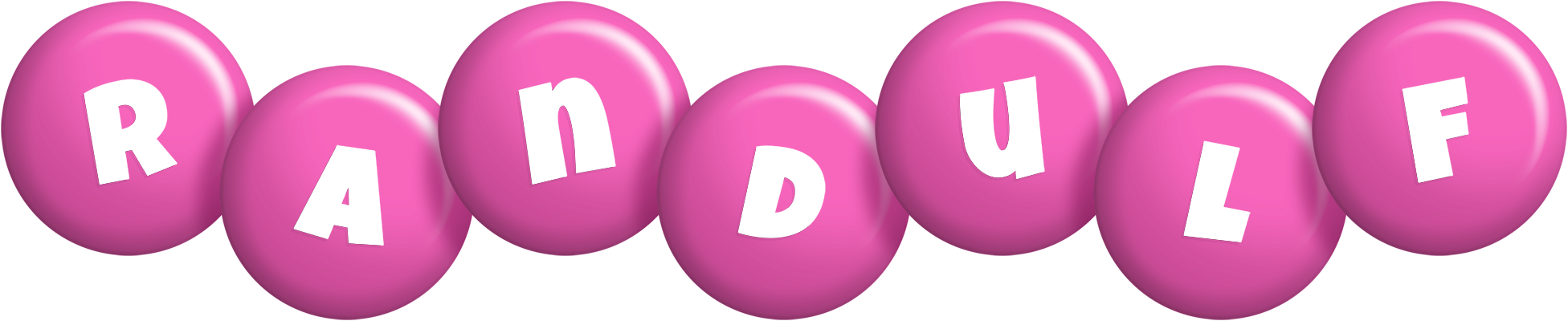 Randulf candy-pink logo