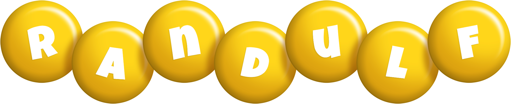 Randulf candy-yellow logo