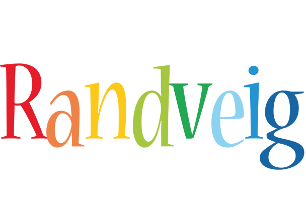 Randveig birthday logo