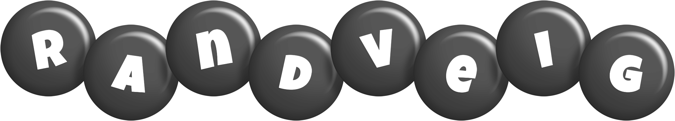 Randveig candy-black logo