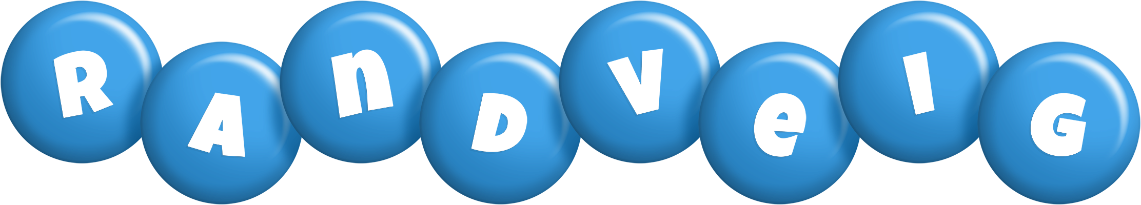 Randveig candy-blue logo