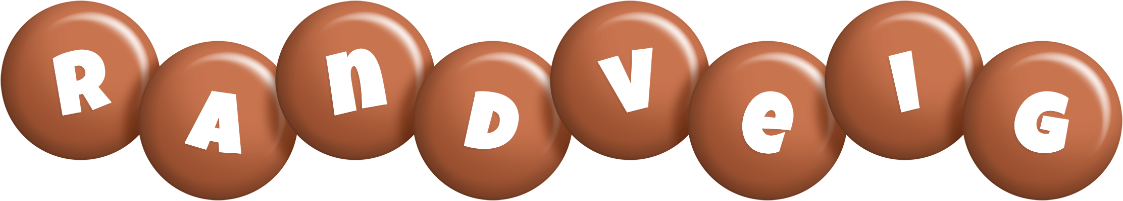 Randveig candy-brown logo