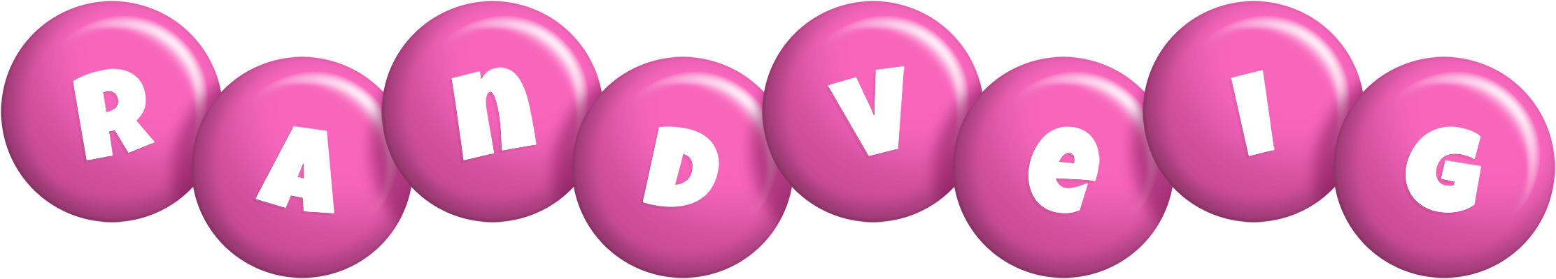 Randveig candy-pink logo