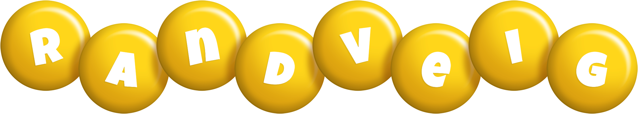 Randveig candy-yellow logo