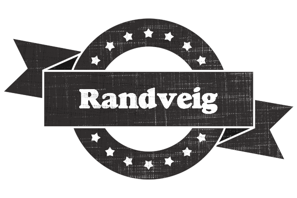 Randveig grunge logo