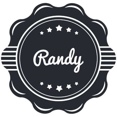 Randy badge logo