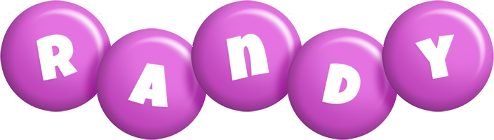 Randy candy-purple logo