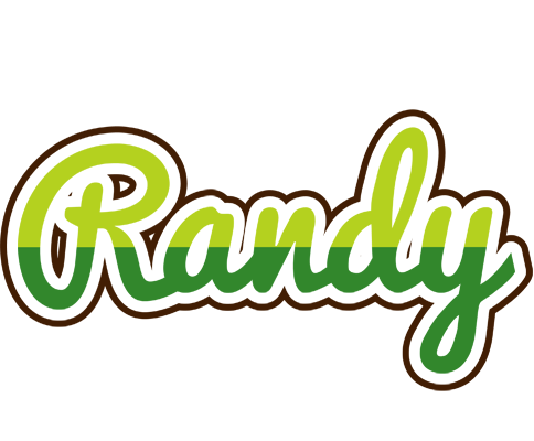 Randy golfing logo