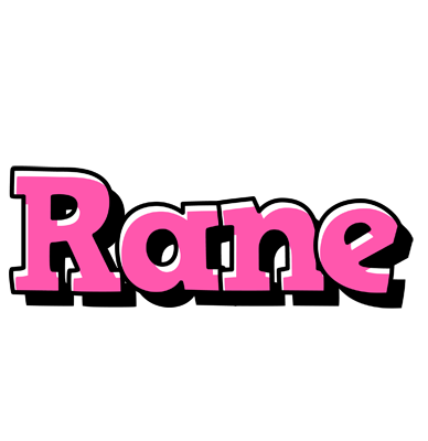 Rane girlish logo